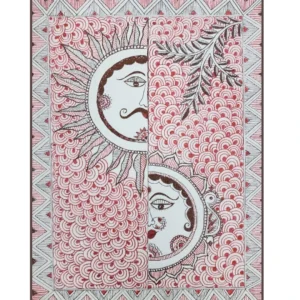Madhubani Painting - Sun & Moon
